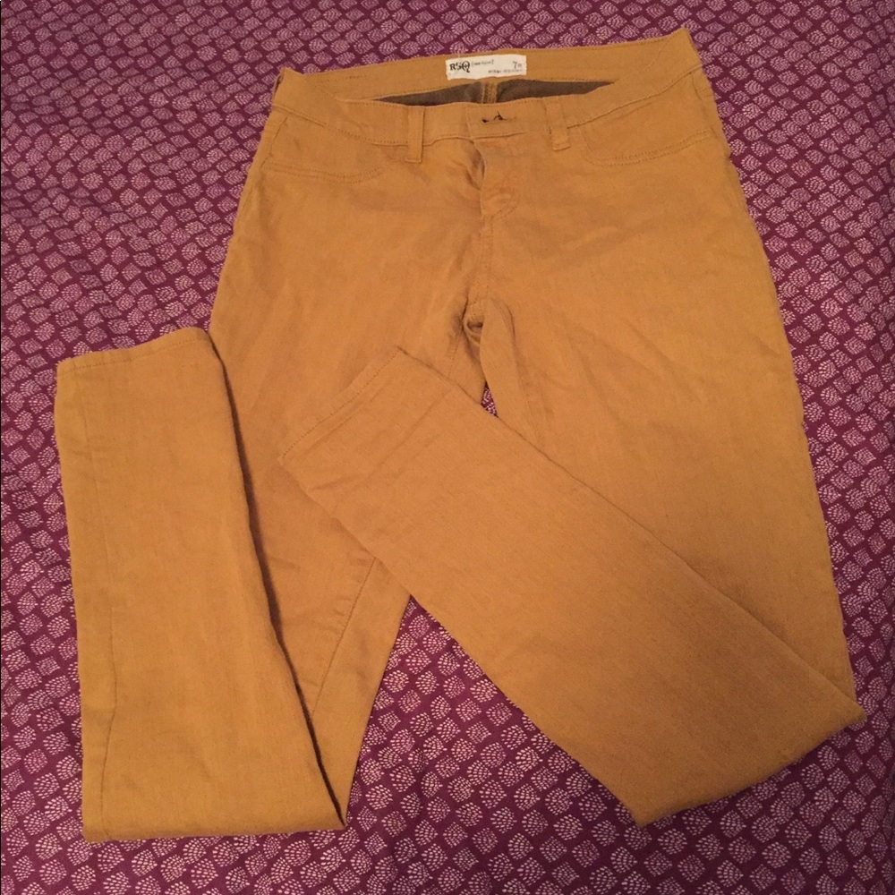 👉BOGO Free👈 RSQ Mustard Miami Jeggings
